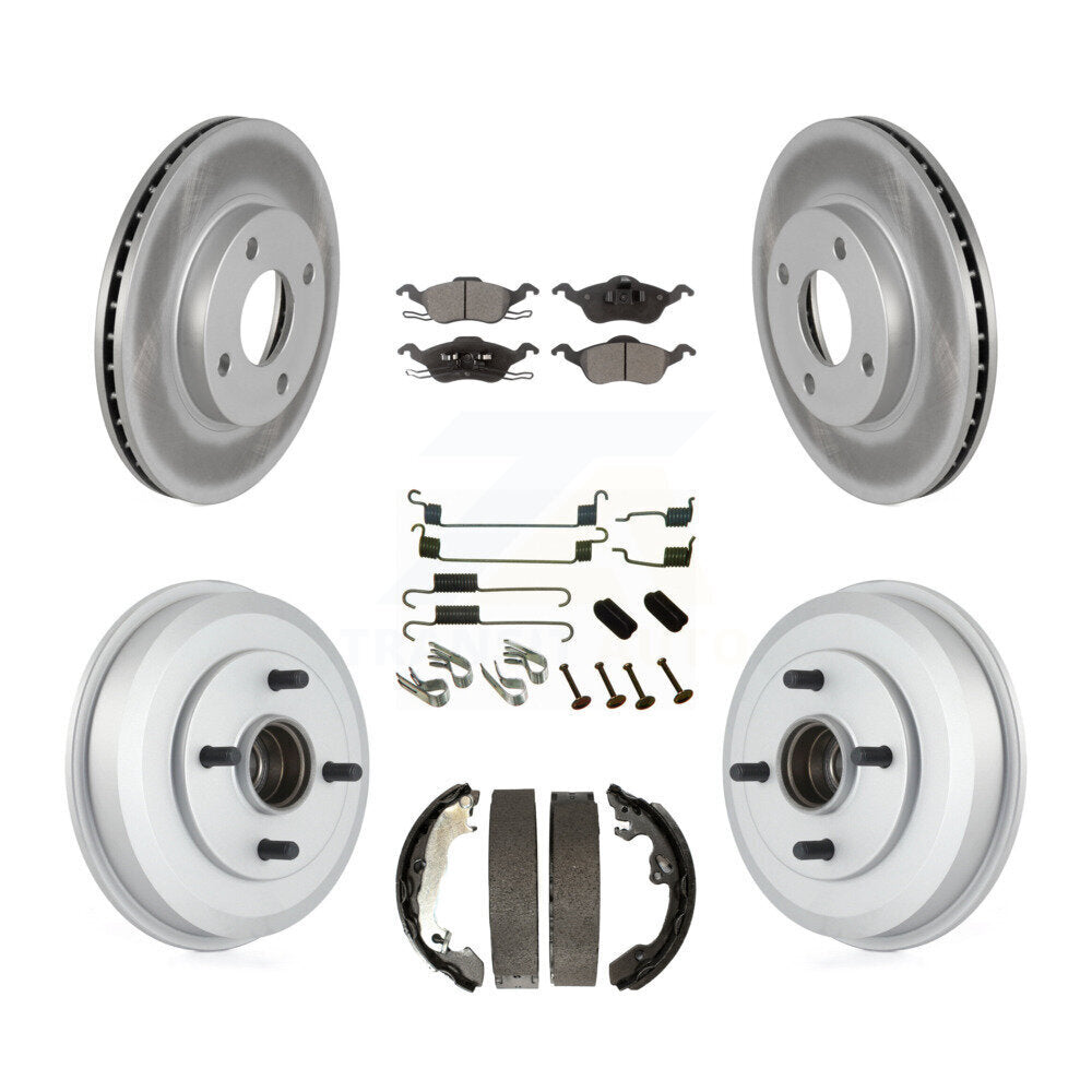 Coated Disc Rotors and Ceramic Brake Pads Kit-KGT-101911 - Kit.bestparts.ca Kit.bestparts.ca