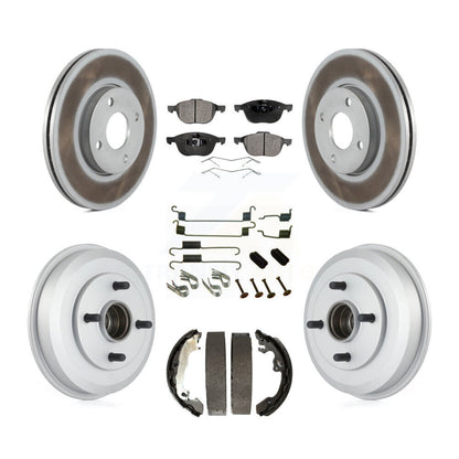 Coated Disc Rotors and Ceramic Brake Pads Kit-KGT-101912 - Kit.bestparts.ca
