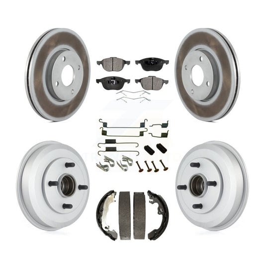 Coated Disc Rotors and Ceramic Brake Pads Kit-KGT-101912 - Kit.bestparts.ca
