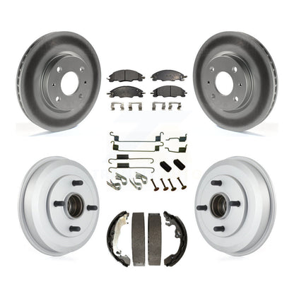 Coated Disc Rotors and Ceramic Brake Pads Kit-KGT-101913 - Kit.bestparts.ca