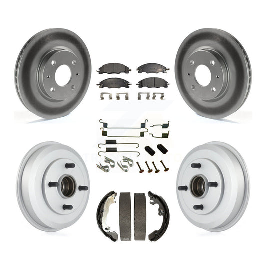 Coated Disc Rotors and Ceramic Brake Pads Kit-KGT-101913 - Kit.bestparts.ca