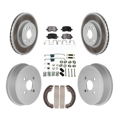 Coated Disc Rotors and Ceramic Brake Pads Kit-KGT-101916 - Kit.bestparts.ca
