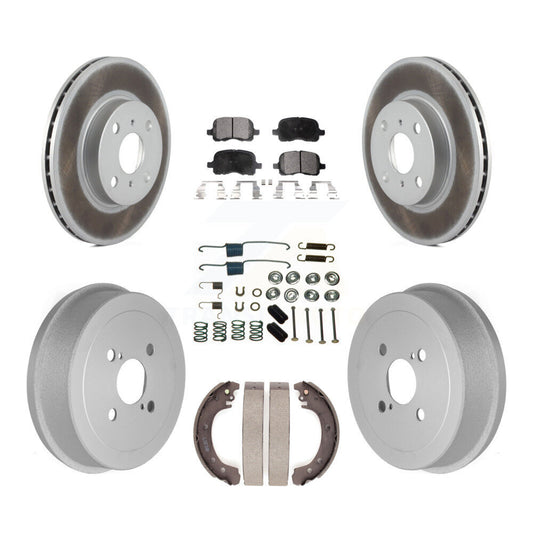 Coated Disc Rotors and Ceramic Brake Pads Kit-KGT-101916 - Kit.bestparts.ca