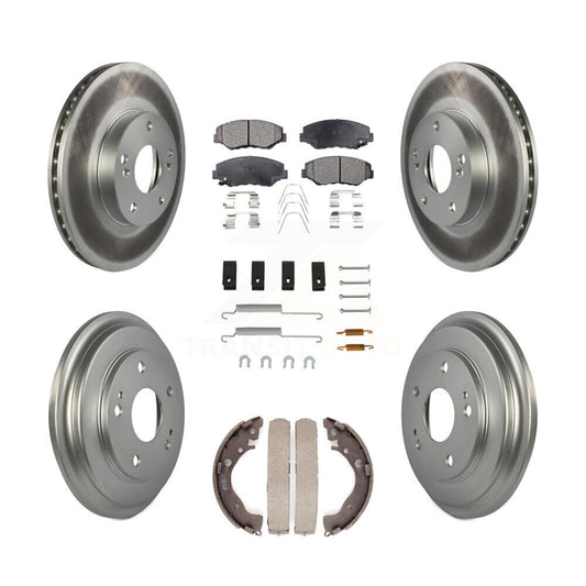 Coated Disc Rotors and Ceramic Brake Pads Kit-KGT-101917 - Kit.bestparts.ca