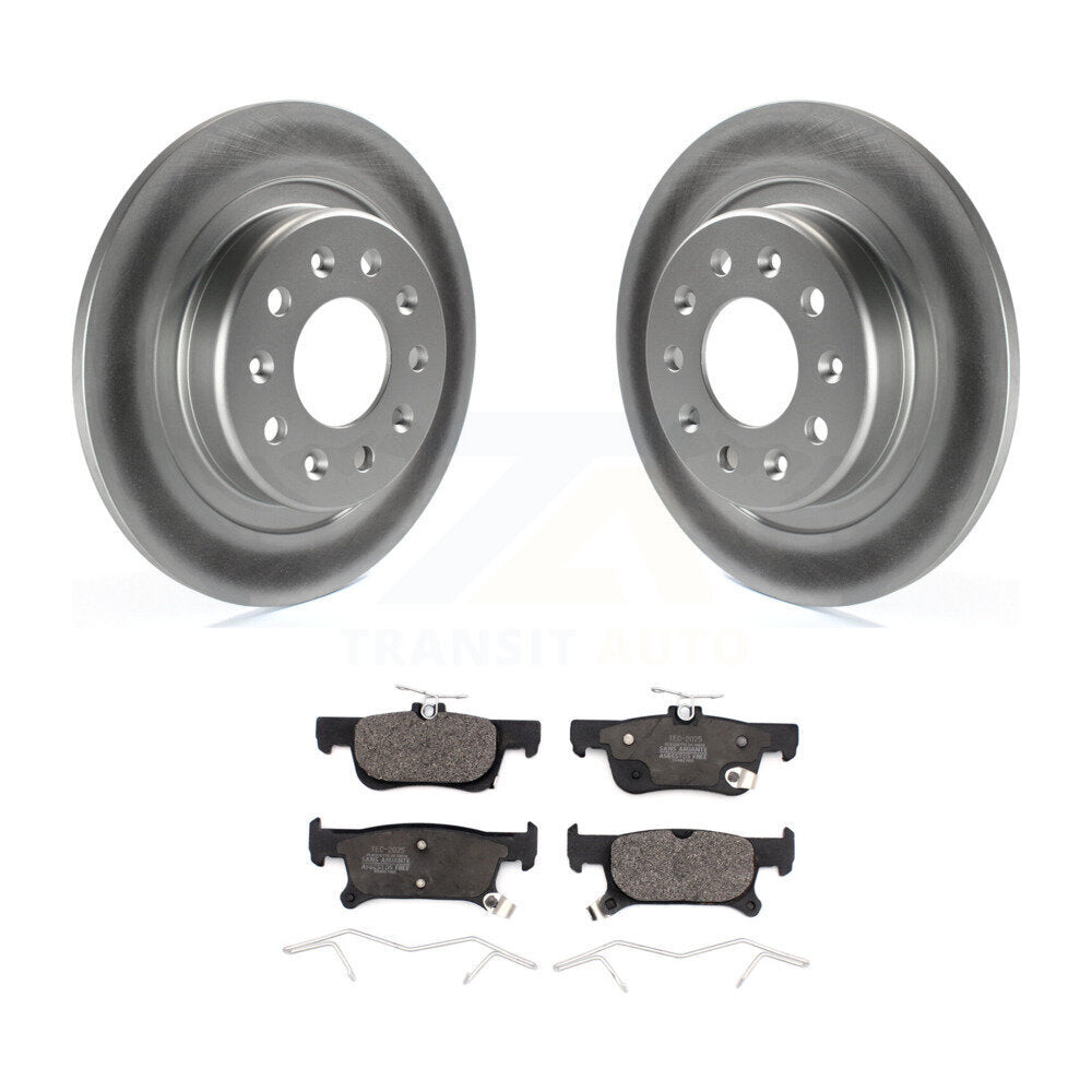Coated Disc Rotors and Ceramic Brake Pads Kit-KGT-101931 - Kit.bestparts.ca