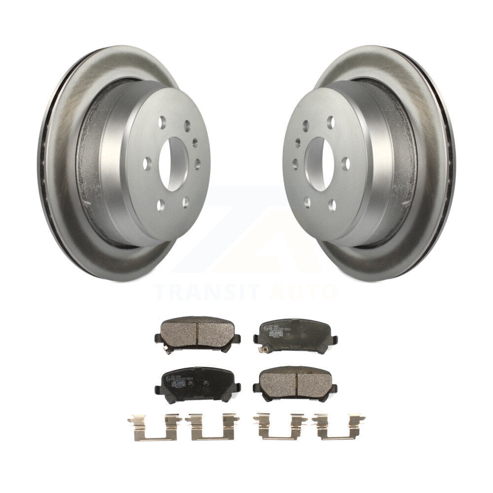 Coated Disc Rotors and Ceramic Brake Pads Kit-KGT-101932 - Kit.bestparts.ca