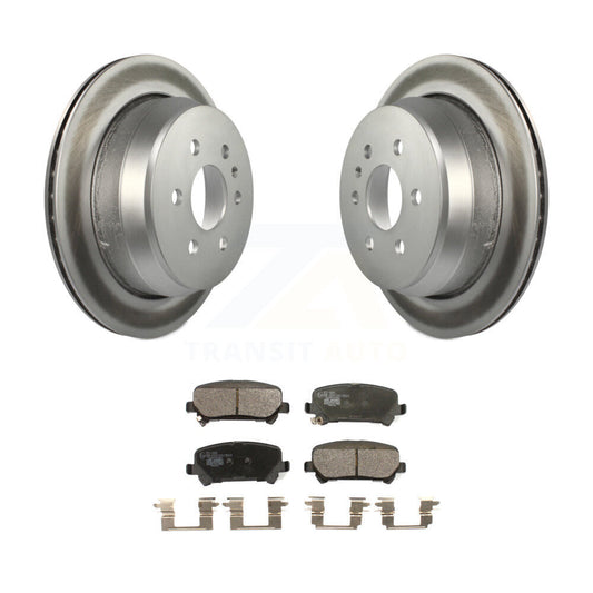 Coated Disc Rotors and Ceramic Brake Pads Kit-KGT-101932 - Kit.bestparts.ca