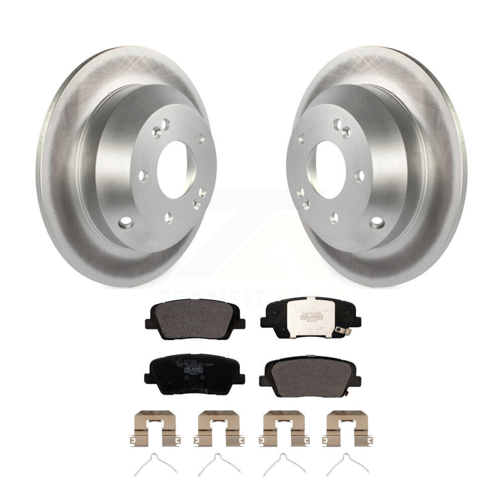 Coated Disc Rotors and Ceramic Brake Pads Kit-KGT-101936 - Kit.bestparts.ca
