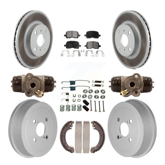 Coated Disc Rotors and Ceramic Brake Pads Kit-KGT-101949 - Kit.bestparts.ca
