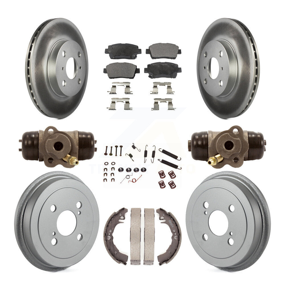 Coated Disc Rotors and Ceramic Brake Pads Kit-KGT-101951 - Kit.bestparts.ca