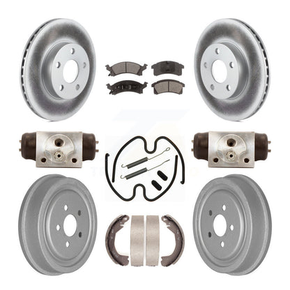 Coated Disc Rotors and Ceramic Brake Pads Kit-KGT-101956 - Kit.bestparts.ca
