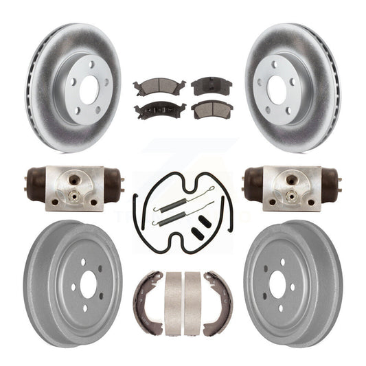 Coated Disc Rotors and Ceramic Brake Pads Kit-KGT-101956 - Kit.bestparts.ca