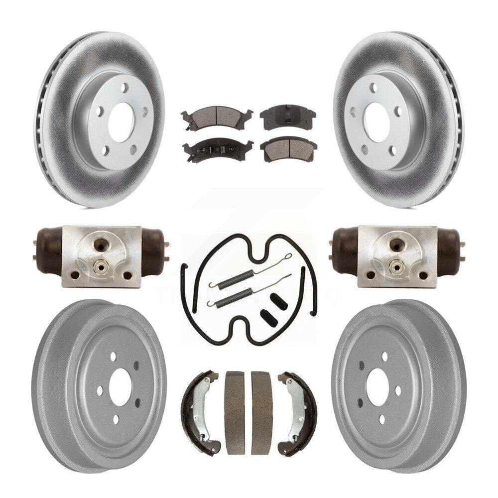 Coated Disc Rotors and Ceramic Brake Pads Kit-KGT-101957 - Kit.bestparts.ca