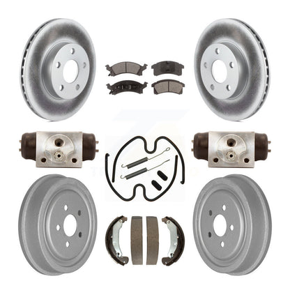 Coated Disc Rotors and Ceramic Brake Pads Kit-KGT-101957 - Kit.bestparts.ca