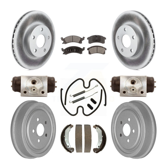 Coated Disc Rotors and Ceramic Brake Pads Kit-KGT-101957 - Kit.bestparts.ca