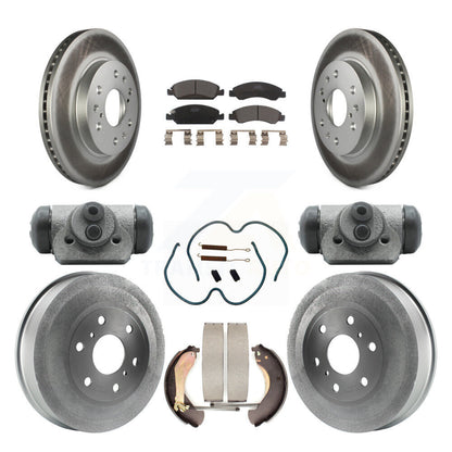 Coated Disc Rotors and Ceramic Brake Pads Kit-KGT-101958 - Kit.bestparts.ca