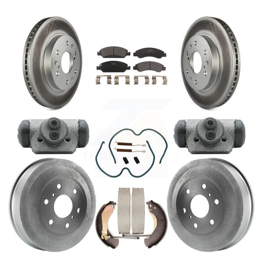 Coated Disc Rotors and Ceramic Brake Pads Kit-KGT-101958 - Kit.bestparts.ca