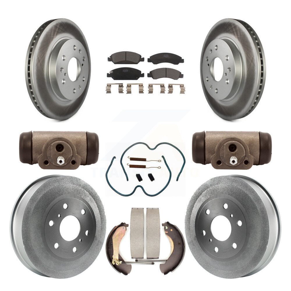 Coated Disc Rotors and Ceramic Brake Pads Kit-KGT-101959 - Kit.bestparts.ca