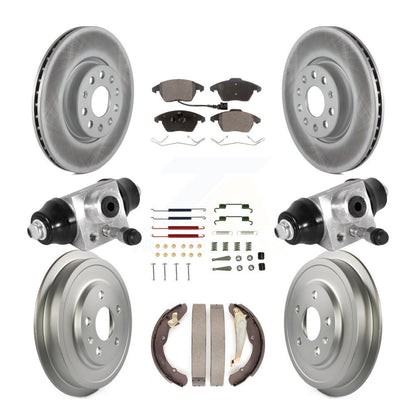 Coated Disc Rotors and Ceramic Brake Pads Kit-KGT-101967 - Kit.bestparts.ca