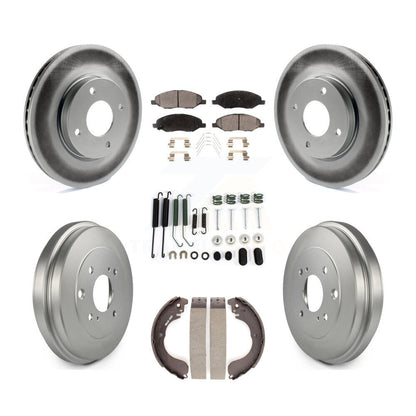 Coated Disc Rotors and Ceramic Brake Pads Kit-KGT-101971 - Kit.bestparts.ca