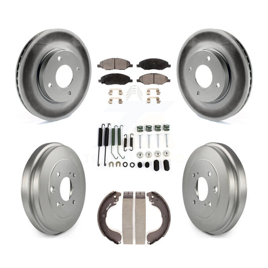 Coated Disc Rotors and Ceramic Brake Pads Kit-KGT-101971 - Kit.bestparts.ca