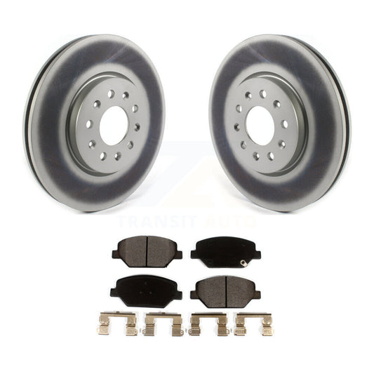 Coated Disc Rotors and Ceramic Brake Pads Kit-KGT-102057 - Kit.bestparts.ca