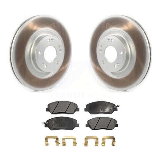 Coated Disc Rotors and Ceramic Brake Pads Kit-KGT-102072 - Kit.bestparts.ca