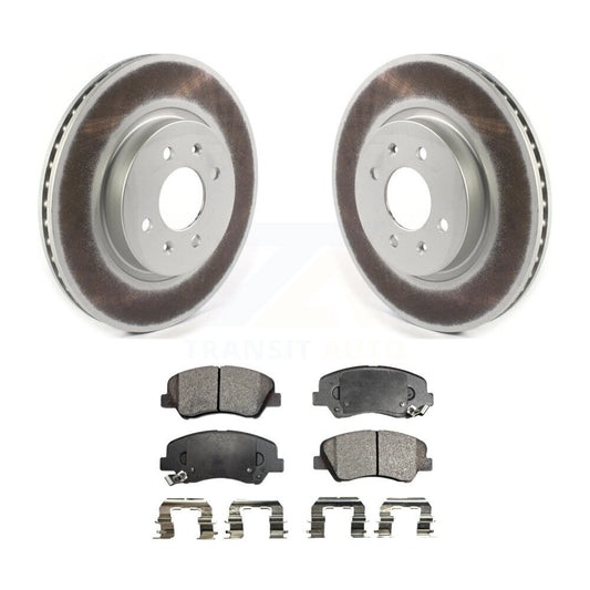 Coated Disc Rotors and Ceramic Brake Pads Kit-KGT-102078 - Kit.bestparts.ca