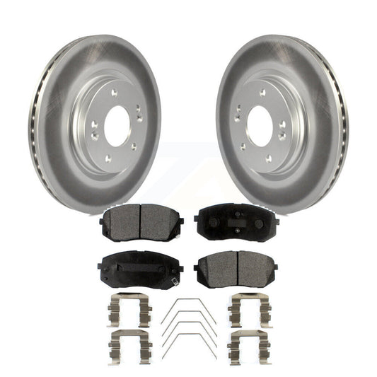 Coated Disc Rotors and Ceramic Brake Pads Kit-KGT-102083 - Kit.bestparts.ca