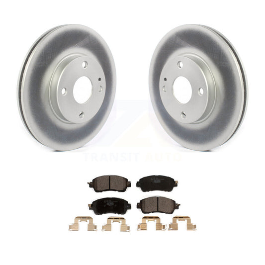 Coated Disc Rotors and Ceramic Brake Pads Kit-KGT-102085 - Kit.bestparts.ca