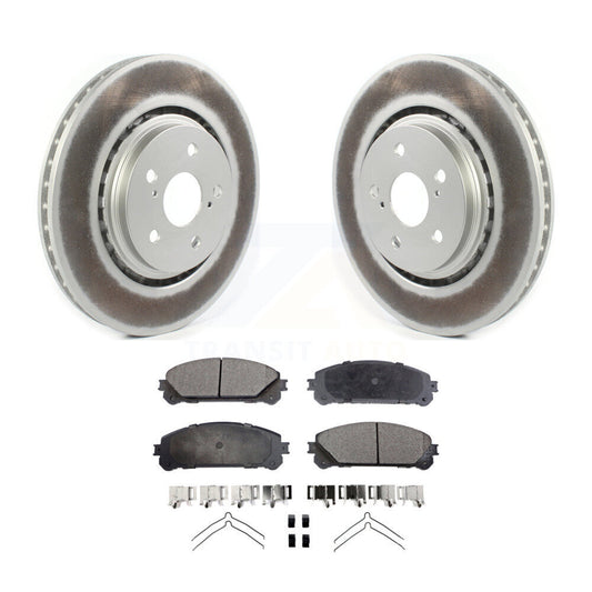 Coated Disc Rotors and Ceramic Brake Pads Kit-KGT-102086 - Kit.bestparts.ca