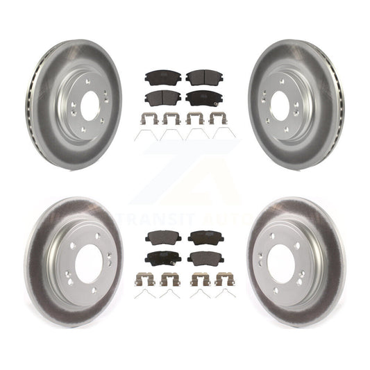 Coated Disc Rotors and Ceramic Brake Pads Kit-KGT-102167 - Kit.bestparts.ca