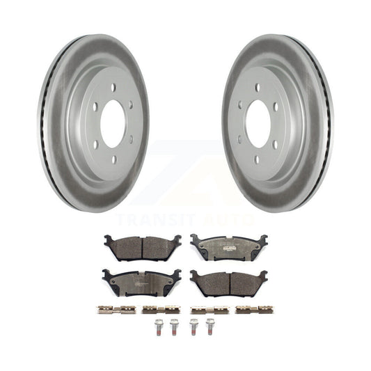 Coated Disc Rotors and Ceramic Brake Pads Kit-KGT-102198 - Kit.bestparts.ca