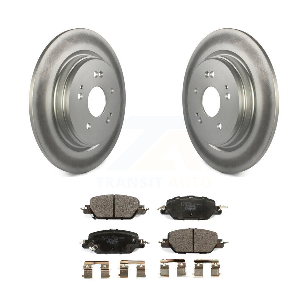 Coated Disc Rotors and Ceramic Brake Pads Kit-KGT-102224 - Kit.bestparts.ca