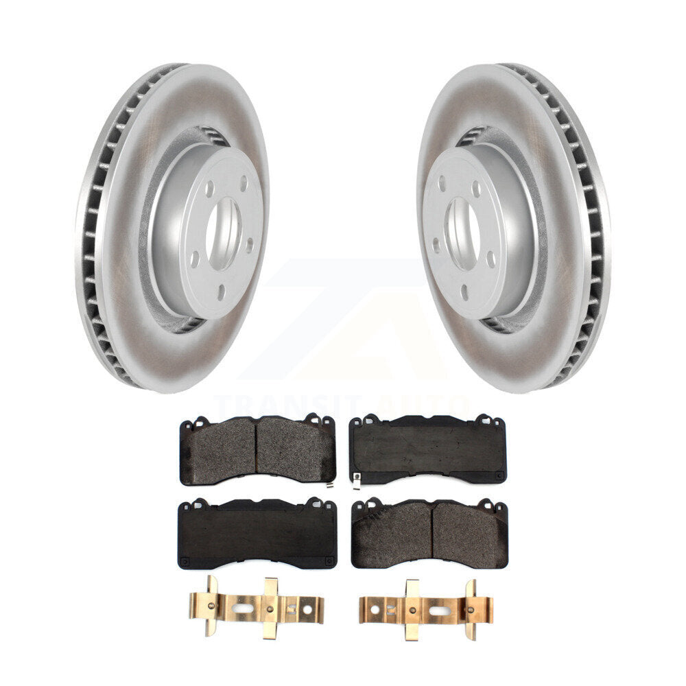 Coated Disc Rotors and Ceramic Brake Pads Kit-KGT-102246 - Kit.bestparts.ca