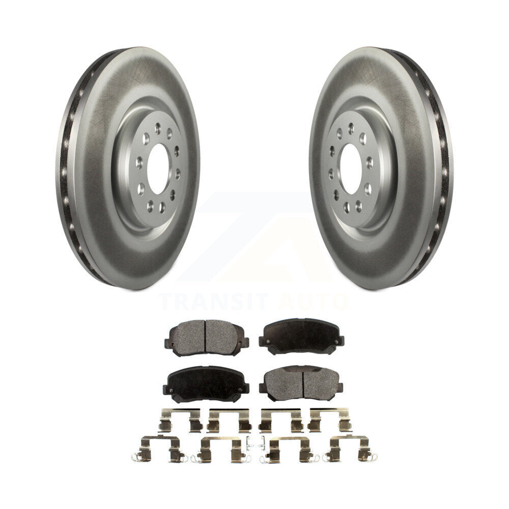 Coated Disc Rotors and Ceramic Brake Pads Kit-KGT-102247 - Kit.bestparts.ca