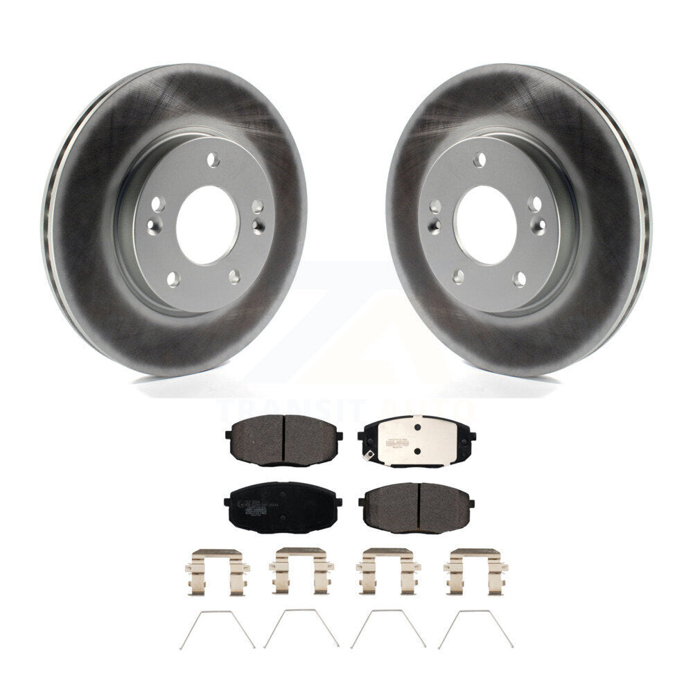 Coated Disc Rotors and Ceramic Brake Pads Kit-KGT-102249 - Kit.bestparts.ca