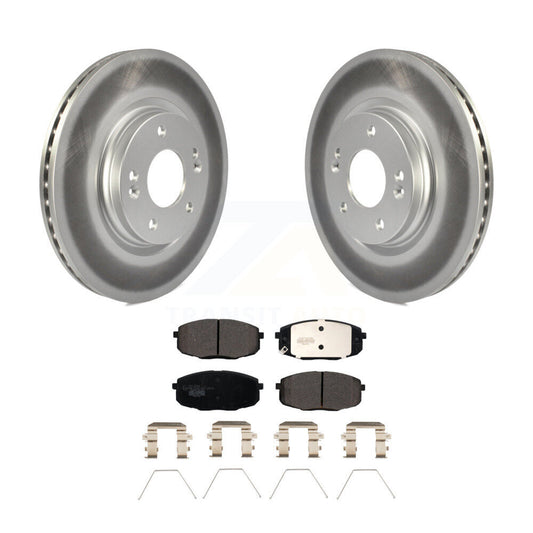 Coated Disc Rotors and Ceramic Brake Pads Kit-KGT-102253 - Kit.bestparts.ca