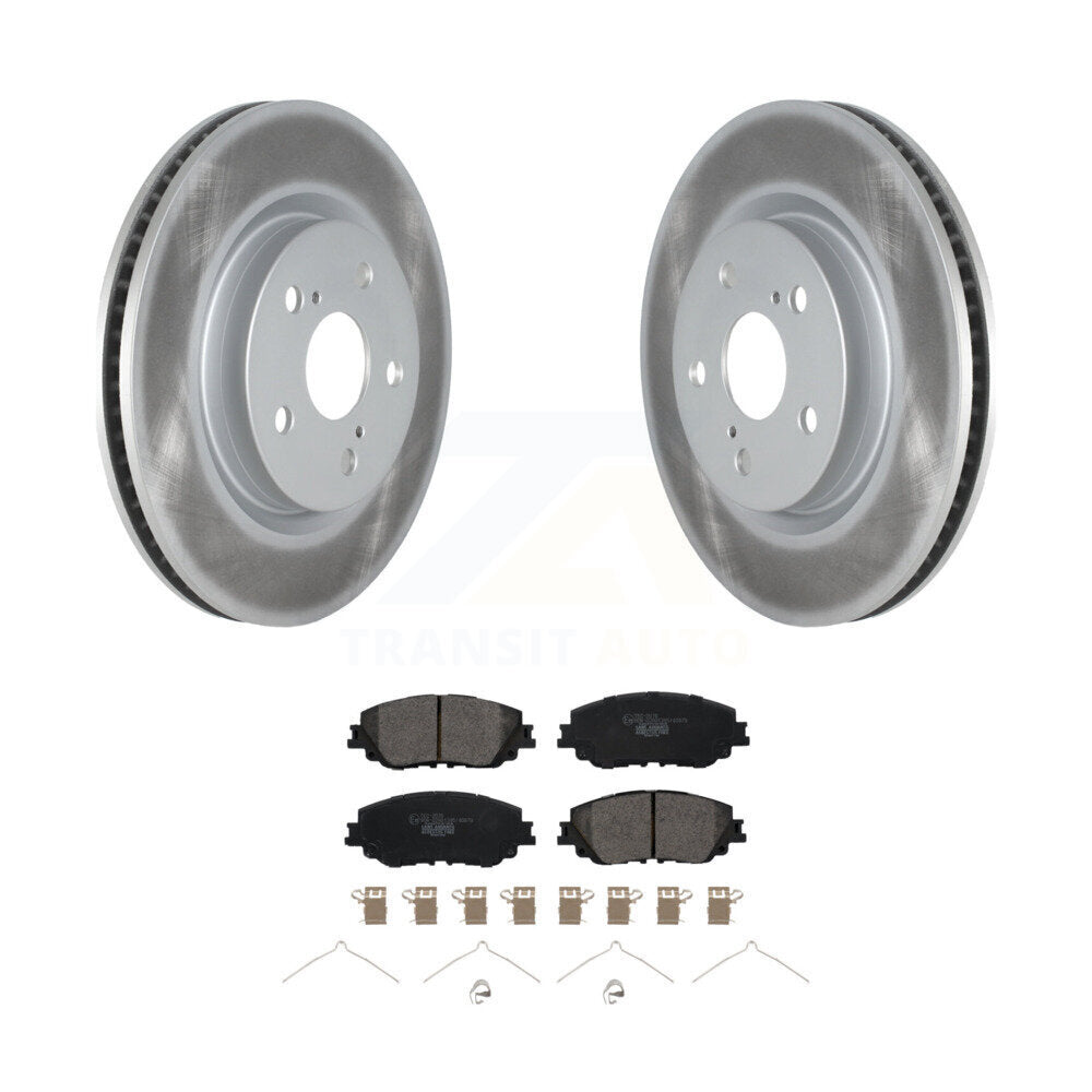 Coated Disc Rotors and Ceramic Brake Pads Kit-KGT-102256 - Kit.bestparts.ca