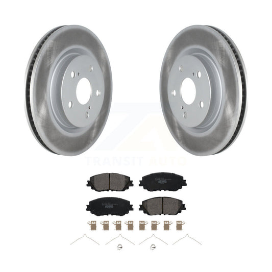 Coated Disc Rotors and Ceramic Brake Pads Kit-KGT-102256 - Kit.bestparts.ca