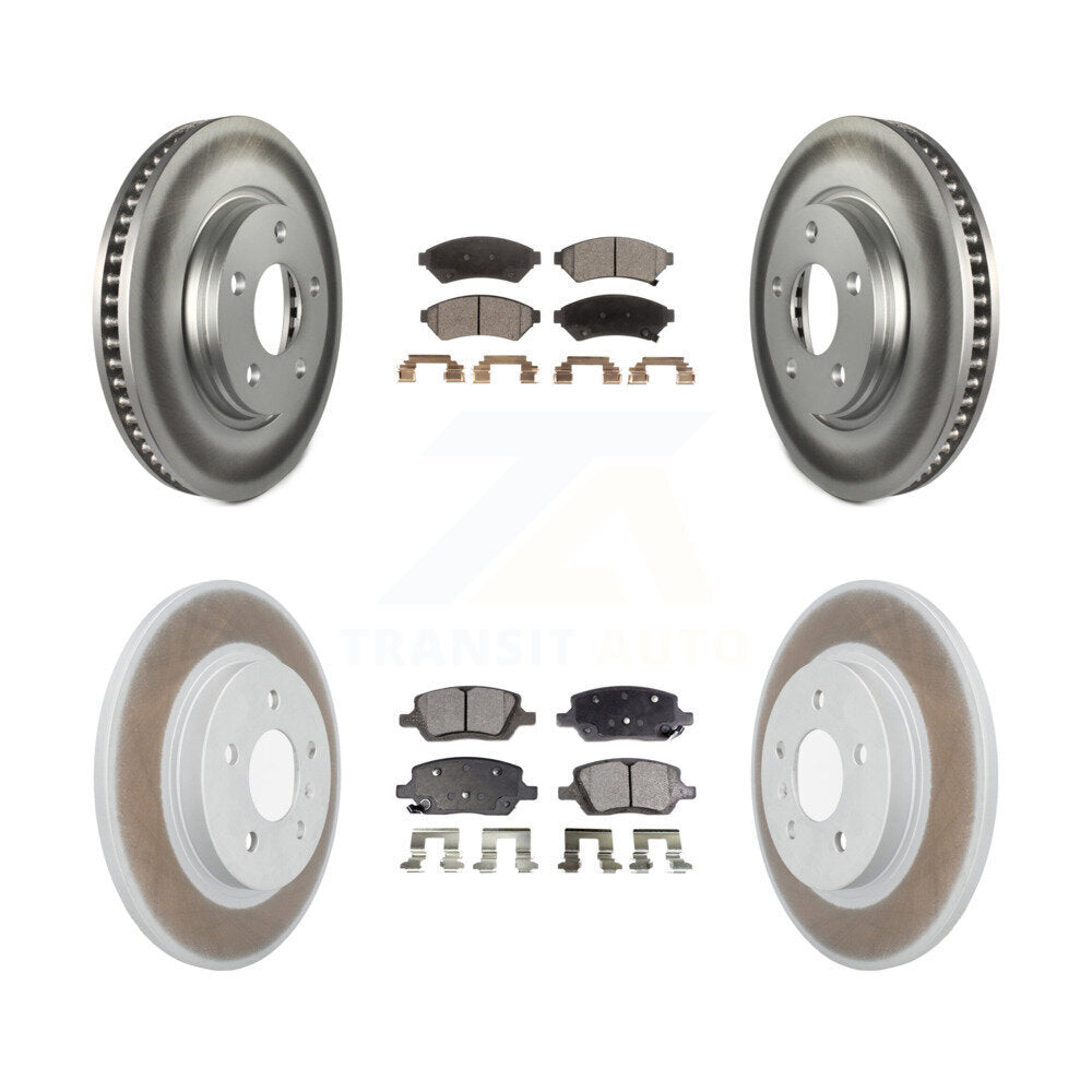 Disc Rotors and Ceramic Brake Pads Kit-KGT-102259 - Kit.bestparts.ca