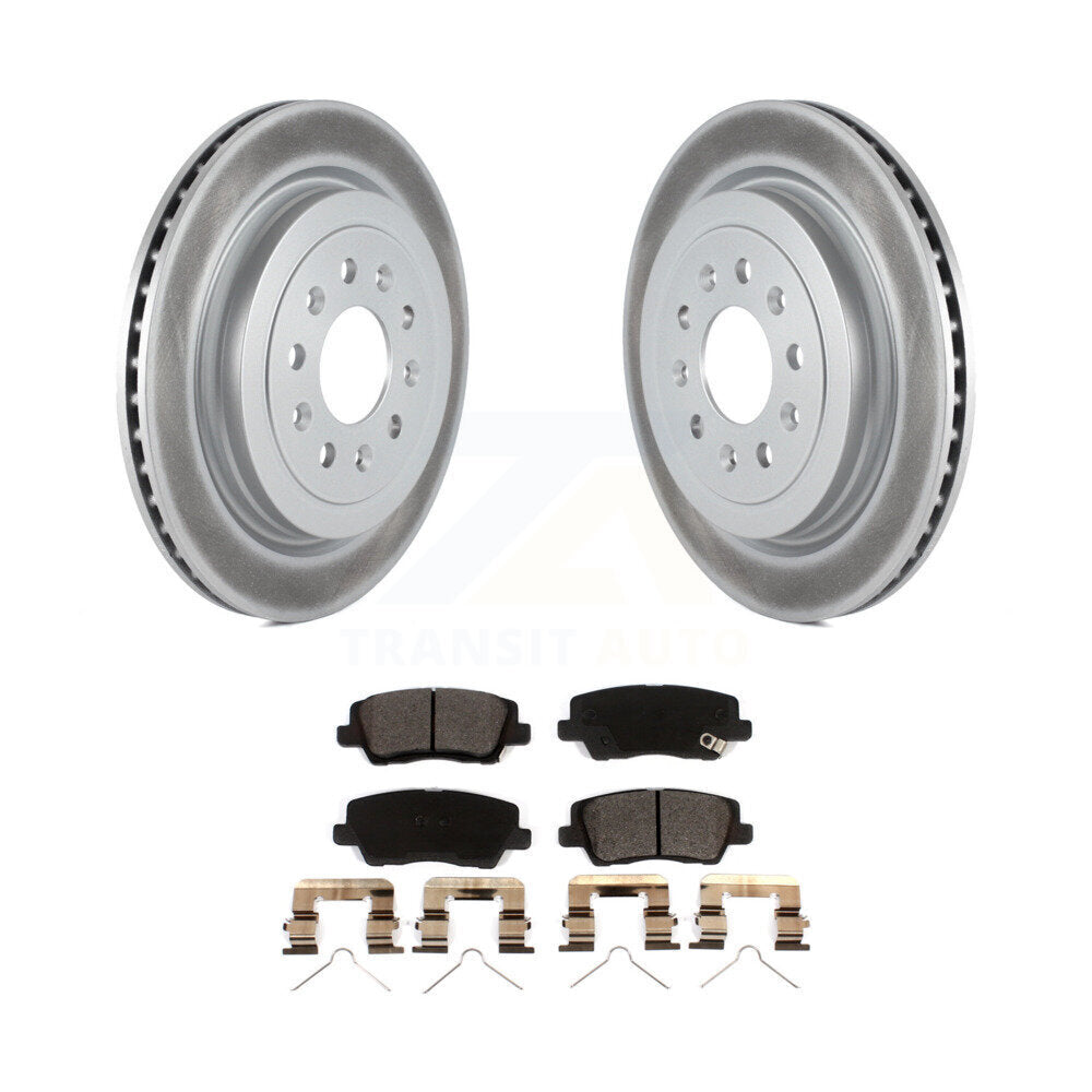 Coated Disc Rotors and Ceramic Brake Pads Kit-KGT-102284 - Kit.bestparts.ca