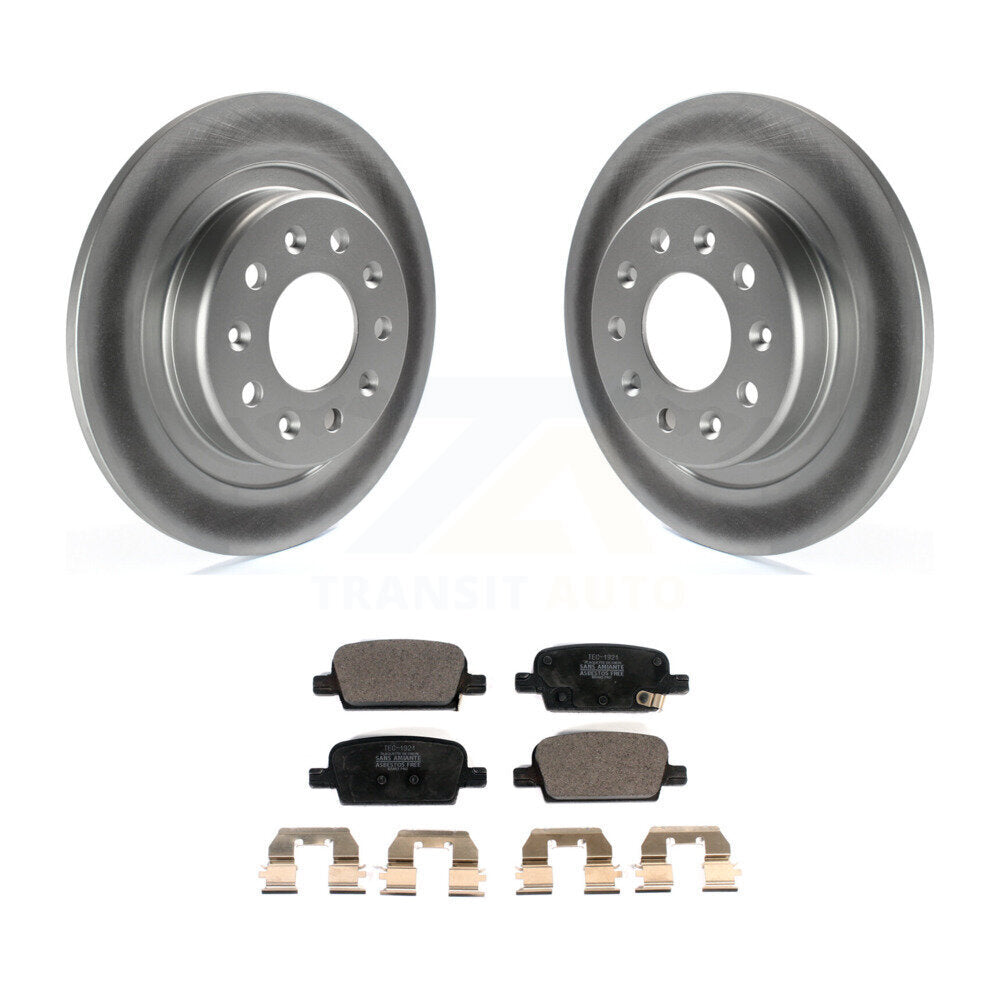 Coated Disc Rotors and Ceramic Brake Pads Kit-KGT-102285 - Kit.bestparts.ca