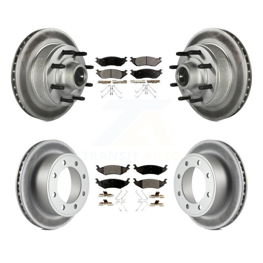 Coated Disc Rotors and Ceramic Brake Pads Kit-KGT-102336 - Kit.bestparts.ca