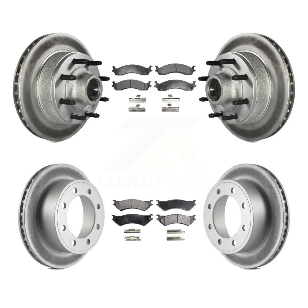 Coated Disc Rotors and Ceramic Brake Pads Kit-KGT-102338 - Kit.bestparts.ca
