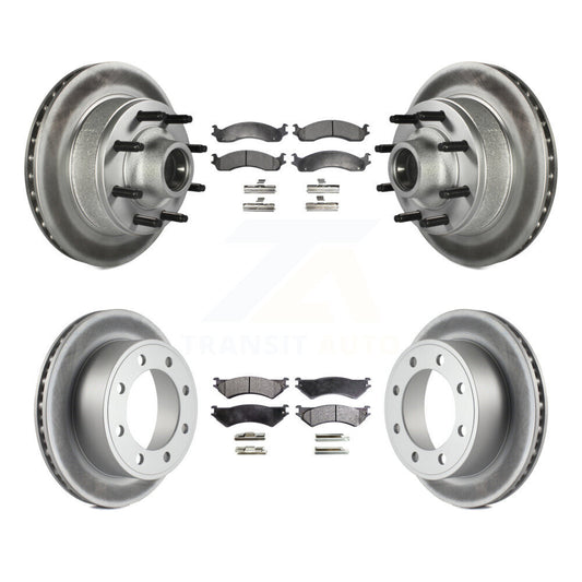 Coated Disc Rotors and Ceramic Brake Pads Kit-KGT-102338 - Kit.bestparts.ca