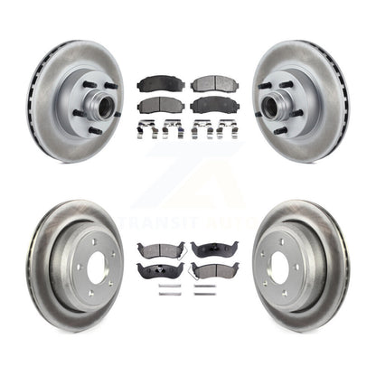 Coated Disc Rotors and Ceramic Brake Pads Kit-KGT-102341 - Kit.bestparts.ca