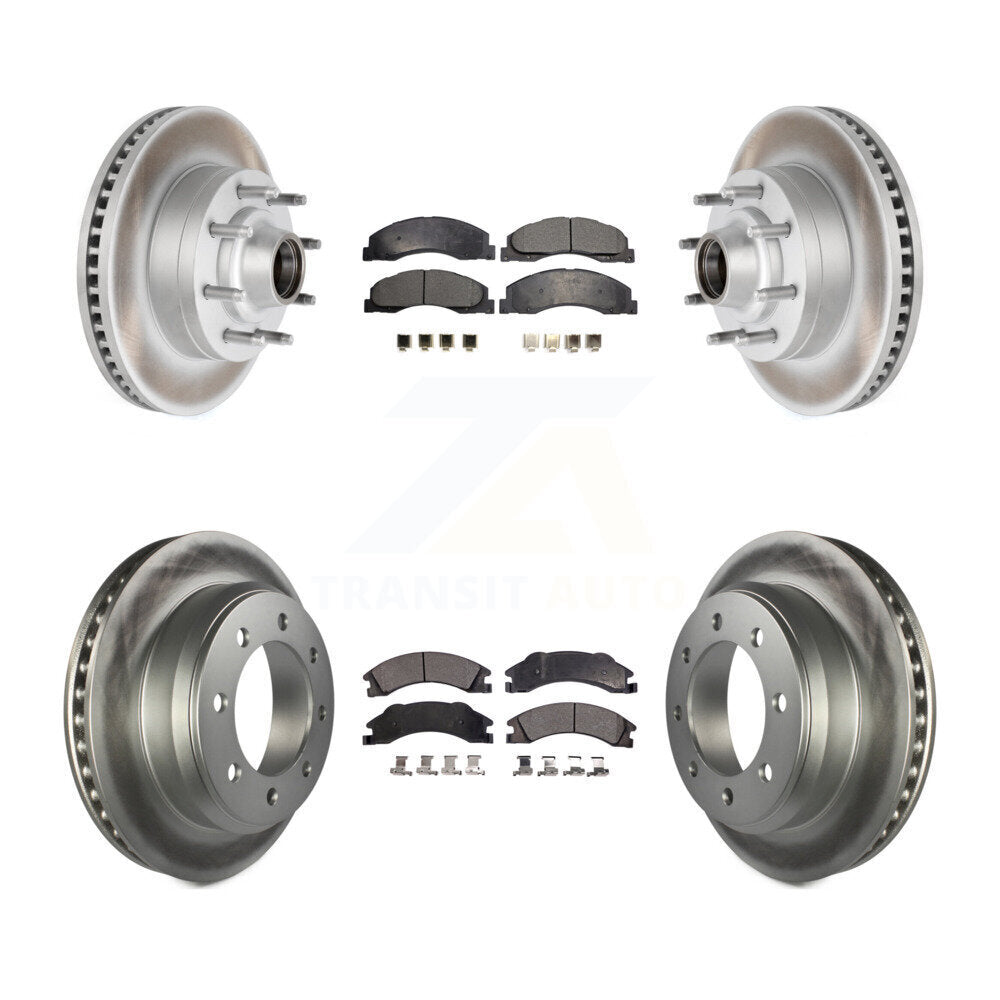Coated Disc Rotors and Ceramic Brake Pads Kit-KGT-102348 - Kit.bestparts.ca