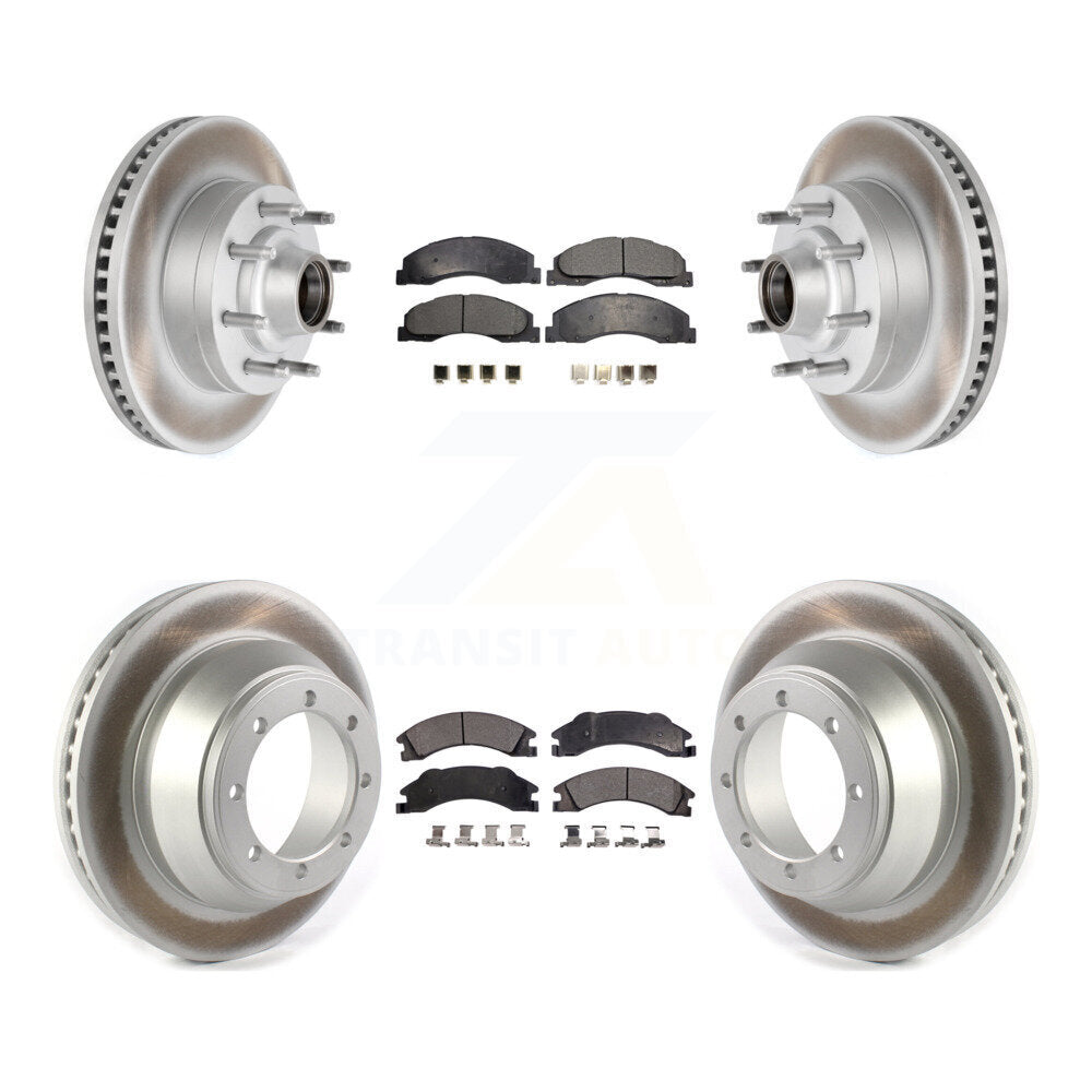 Coated Disc Rotors and Ceramic Brake Pads Kit-KGT-102349 - Kit.bestparts.ca
