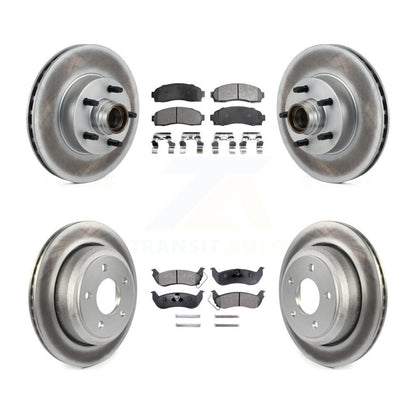 Coated Disc Rotors and Ceramic Brake Pads Kit-KGT-102351 - Kit.bestparts.ca